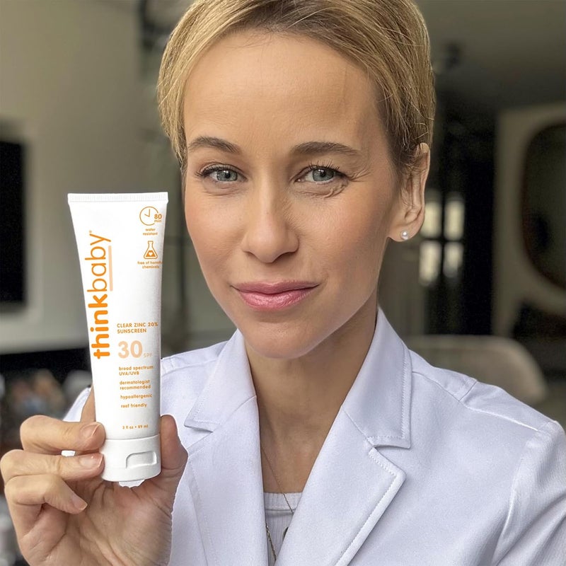 think! Thinkbaby SPF 30 Mineral Baby Sunscreen, Clear Zinc Oxide, 3 fl oz – Natural, Water Resistant, Kids & Toddler Sun Protection, Reef Safe - Image 4